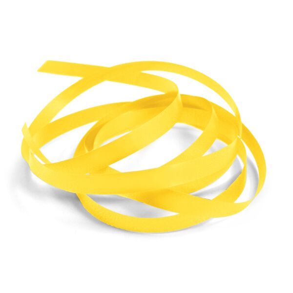 Bolducs ruban mat coloré pour un emballage cadeau original 10x250 m jaune