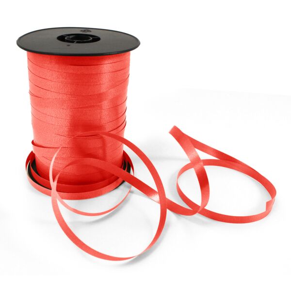 Bolducs ruban brillant coloré pour paquet cadeau anniversaire 7x500 m rouge