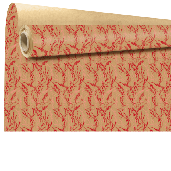 Kraft paper Arboresence 0.79x40 m rouge 60