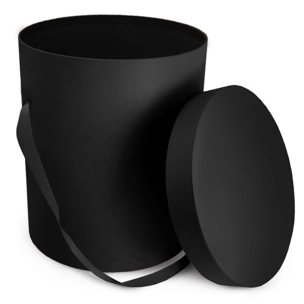 Boîte ronde classique en carton Pandore pour la st Valentin S+L noir Classic Round Box