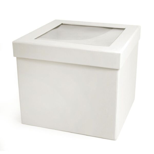 Hatbox Pandore square with window