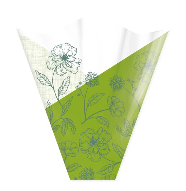 Polypro 4 points sleeve Cassie 50x44x12 cm vert