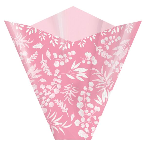 Time-saving polypro 4 points sleeve Courtoisie 50x44x12 cm rose