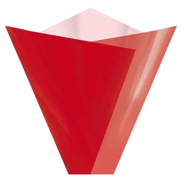 Time-saving polypro 4 points sleeve Glossy 50x44x12 cm rouge