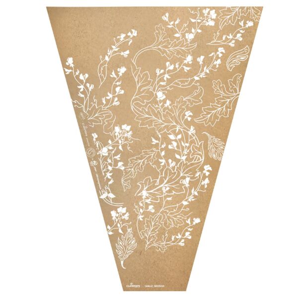 Time-saving kraft sleeve Camille 50x35x10 cm blanc