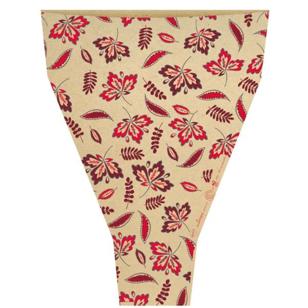 Water resistant kraft Y-shapped sleeve Hortense 50x35x10 cm rouge