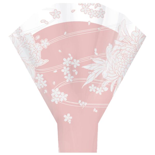 Polypro Y-shaped sleeve Alba for large bouquets 50x35x10 cm rose