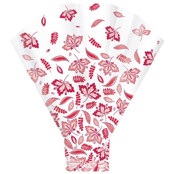 Polypro Y-shapped sleeve Hortensia for large bouquets 50x44x12 cm rouge