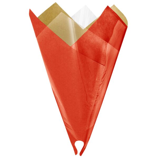 Time-saving kraft and polypro prefolded sleeve Smart