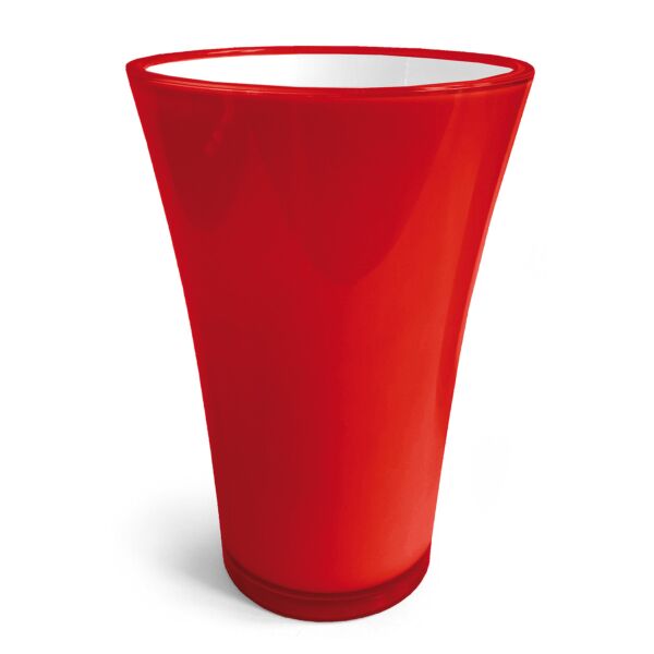 Unbreakable and scratch-resistant Fizzy vase T20 rouge