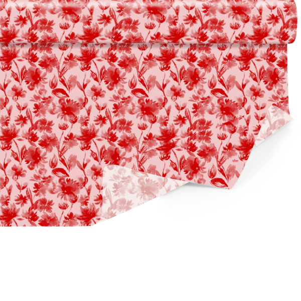 Rouleau polypro Claybrill Florissant 0.80x40 m rouge 35