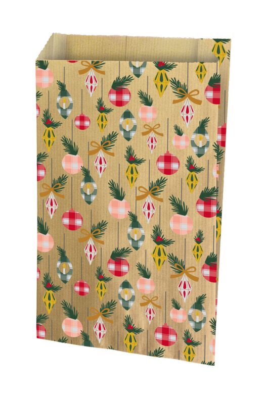 Natural kraft Enjoy Pouch 18x35x6cm multicouleur