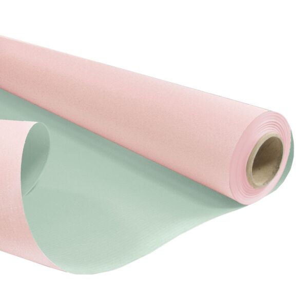 Rouleau kraft Duo Pastel 0.79x40 m rose 60