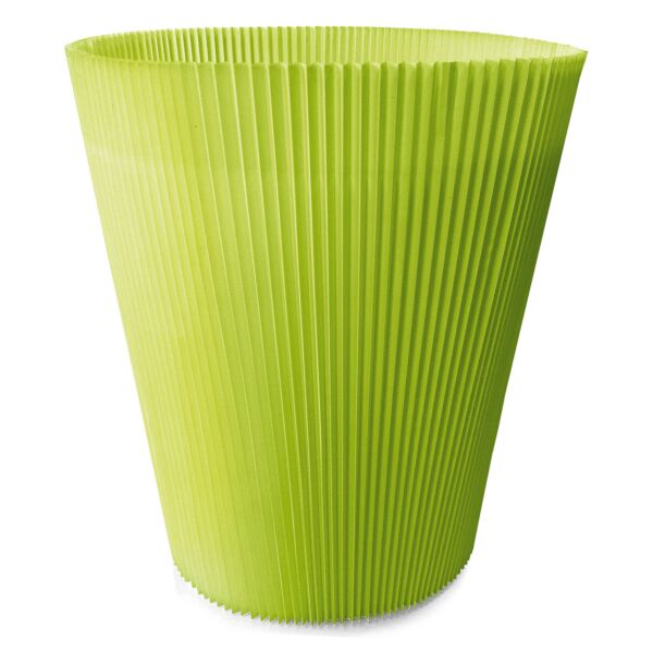 Bag of 100 cuffs, plain colored expandable pot holder 8 cm vert