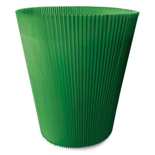 Bag of 100 cuffs, plain colored expandable pot holder 8 cm vert