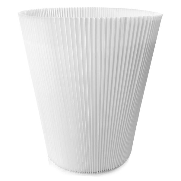Bag of 100 cuffs, plain colored expandable pot holder 12 cm blanc