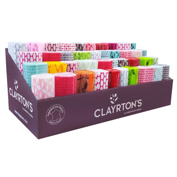 Display of 400 fancy cuffs luxury collection 12 - 18 cm neutre