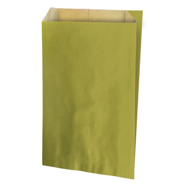 Pochettte en kraft naturel Vert