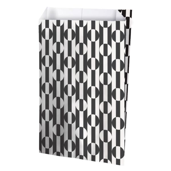 Pochette en kraft couché Rouy 12x20x4.5cm noir
