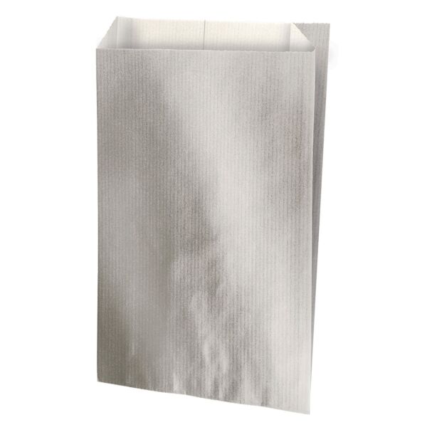 Coated paper Uni pouch 24x41x7.5cm argent