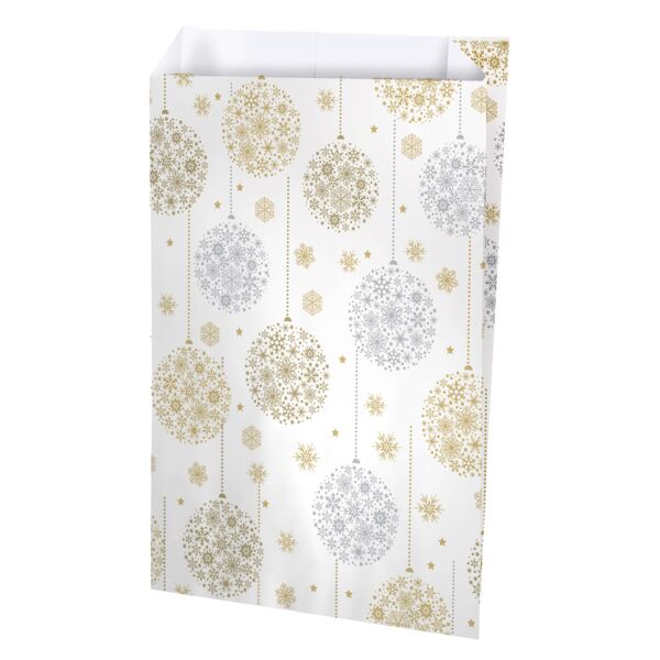 Coated paper Celeste pouch 16x27x8cm or