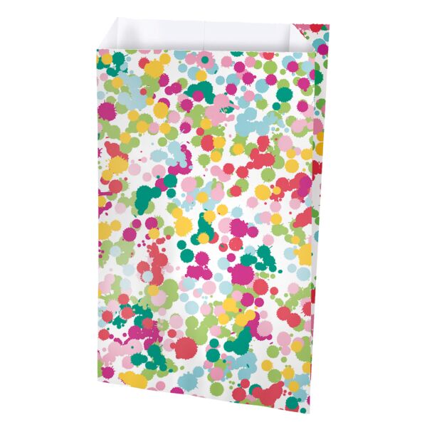 Coated kraft Nina pouch 12x20x4.5cm multicouleur