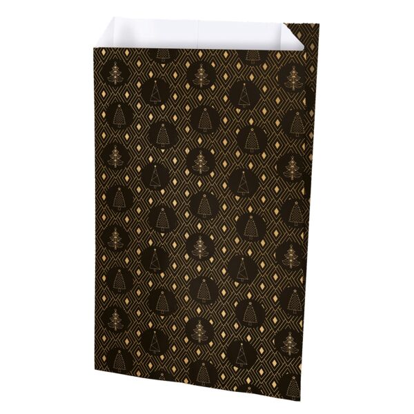 Pochette en kraft couché Eclat 24x41x7.5cm or