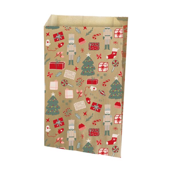 Noella natural Kraft envelope 24x41x7.5cm rouge