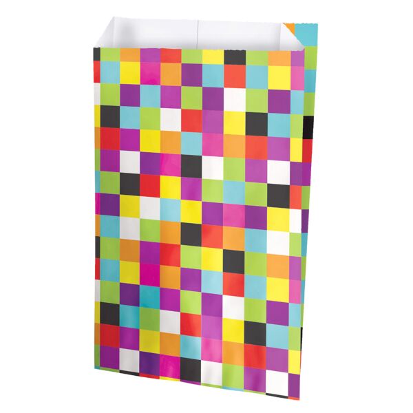 Pochette en kraft couché Carrita 16x27x8cm multicouleur