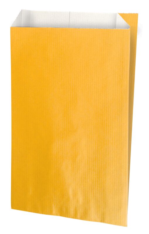 Plain bleached kraft envelope 12x20x4.5cm jaune