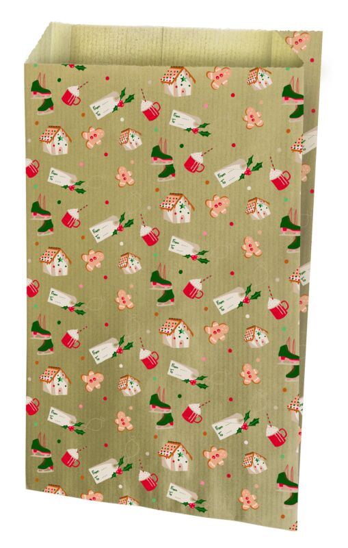 Natural kraft Pouch - Cozy 18x35x6cm beige