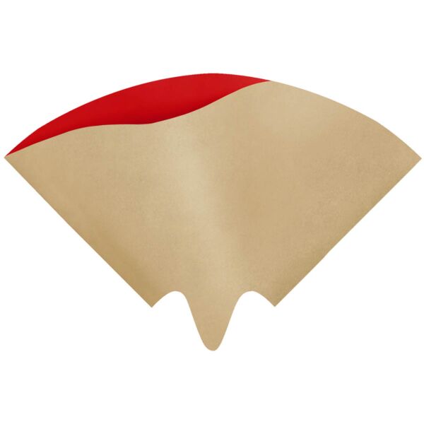 Quadro Kraft Duo moon shaped and water resistant sleeve 25x25 cm rouge 1000