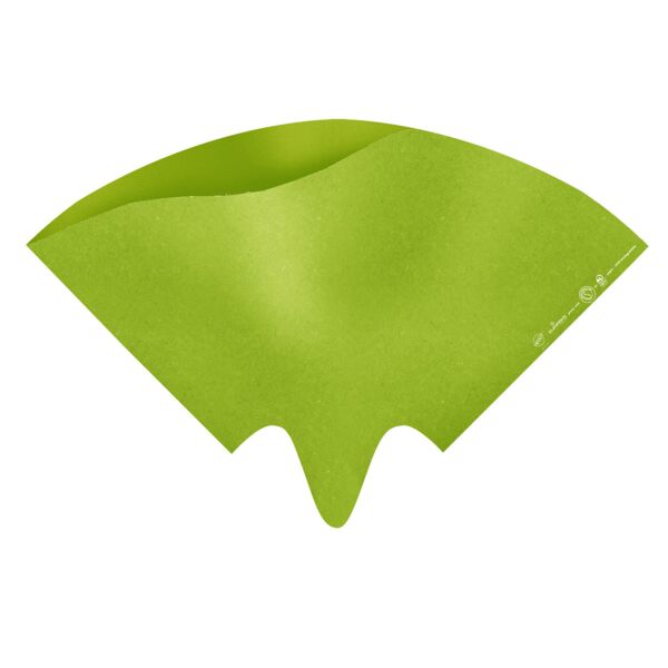 Quadro Kraft Duo moon shaped and water resistant sleeve 25x25 cm vert