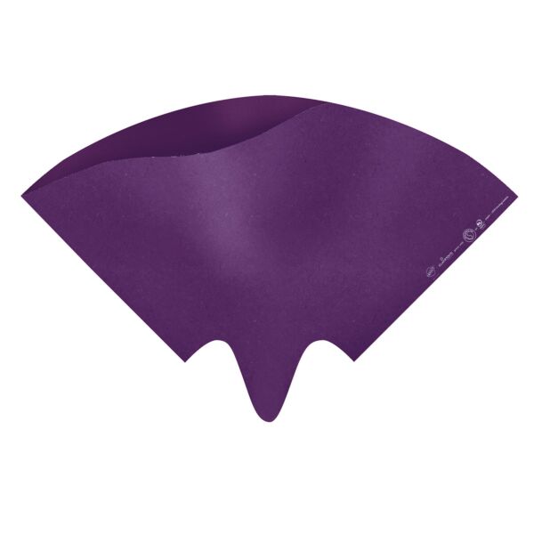 Quadro Kraft Duo moon shaped and water resistant sleeve 32x32 cm violet