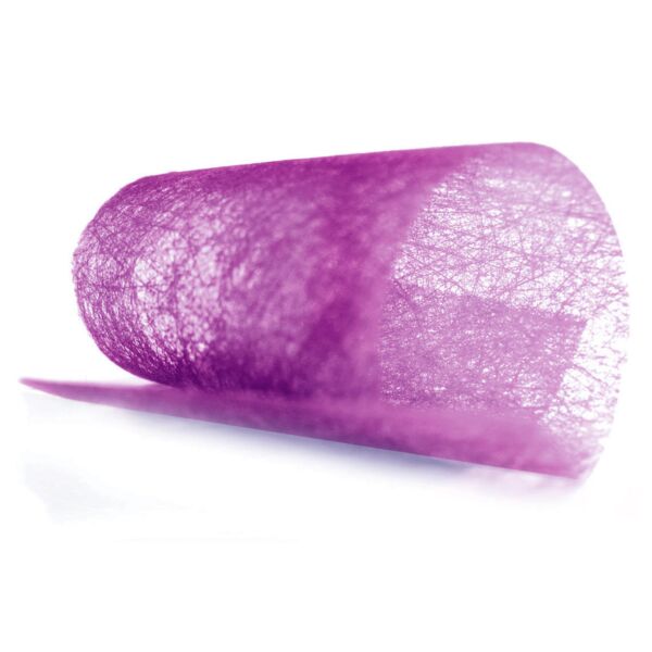 Fiber sheets Mistral for wedding 75x75 cm violet