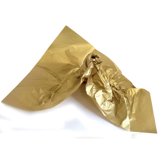Rames de papier de soie résistantes à l'eau Sirius métal 50x75 cm or 22