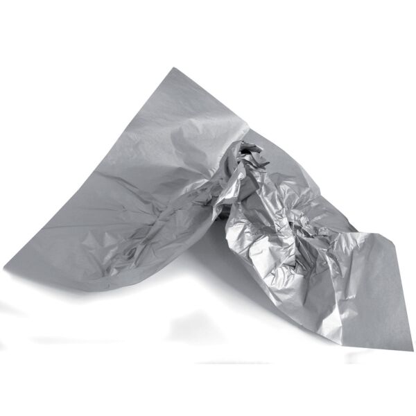 Rames de papier de soie résistantes à l'eau Sirius métal 50x75 cm argent 22