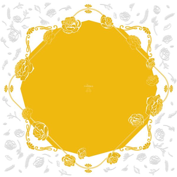 Rames fantaisie en polypropylène Audrey pour bulle d'eau 80x80 cm orange 40