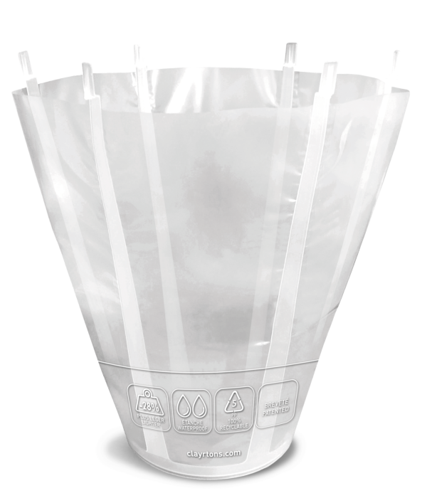 Bouquet holder Rapid'eau for water reserve 14 cm neutre