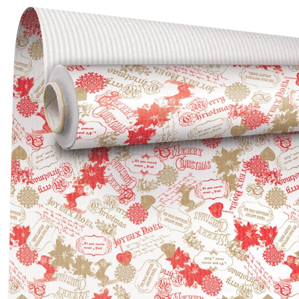 Rouleaux de Papier Kraft Fantaisie Leonie 0.69x50 m or 60