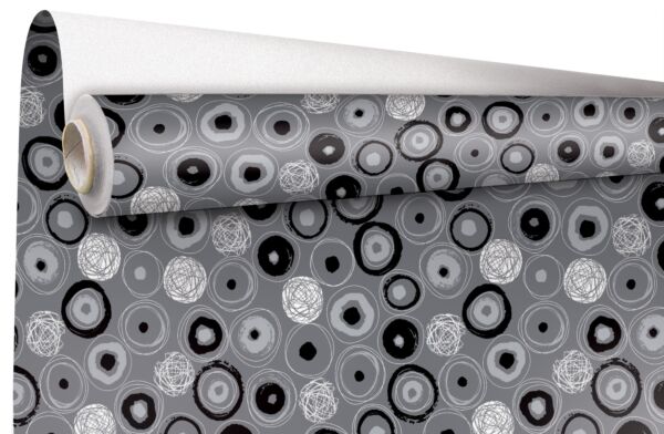 Papier cadeau Fripouille  0.69x50 m gris 65