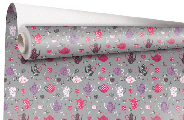 Wrapping paper Kate 0.69x50 m gris 60