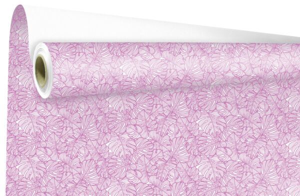 Papier cadeau Exotica 0.69x50 m rose 60