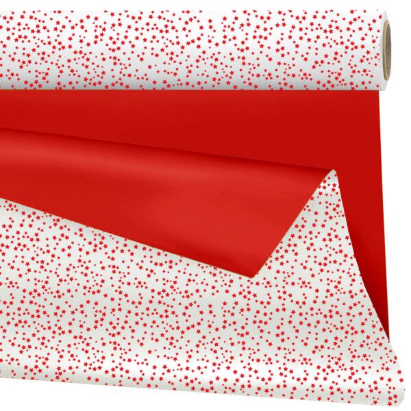 Mat polypro roll Volga for Christmast 0.79x25 m rouge 40