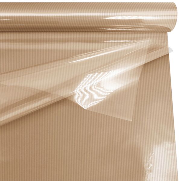 Polypro double film roll Kraft for mourning 0.80x50 m beige 35