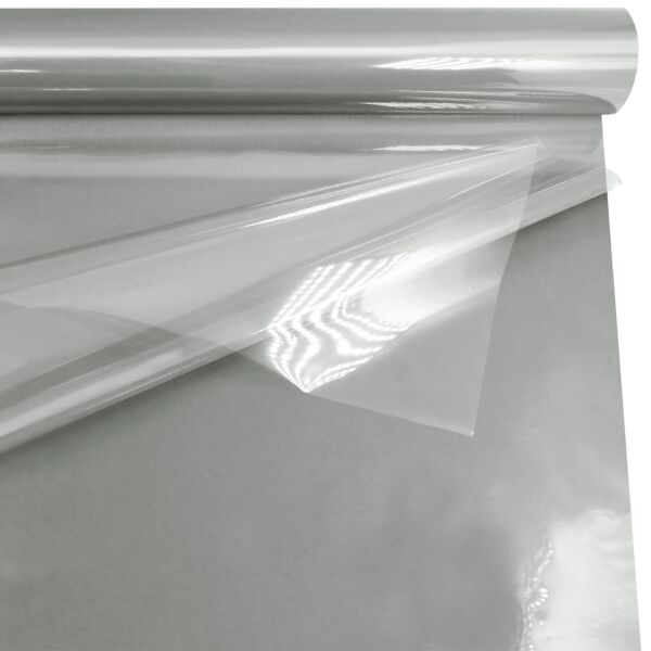 Plain polypro double film roll for mourning 0.80x50 m gris 35