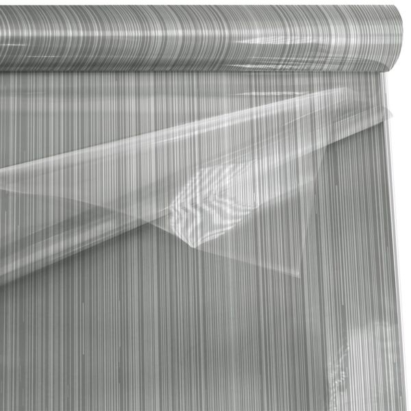Patterned polypro double film roll Ritmic for mourning 0.80x50 m gris 35