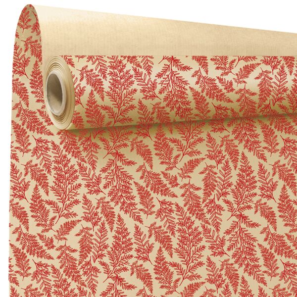 Rouleau kraft fantaisie Cyrielle 0.79x40 m rouge 60