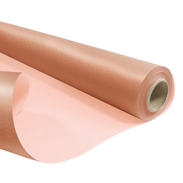 Kraft roll Duo Metallic 0.79x40 m rose 60