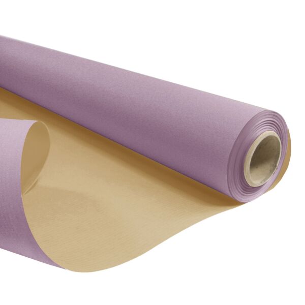 Natural kraft roll 50m 0.79x50 m violet 60